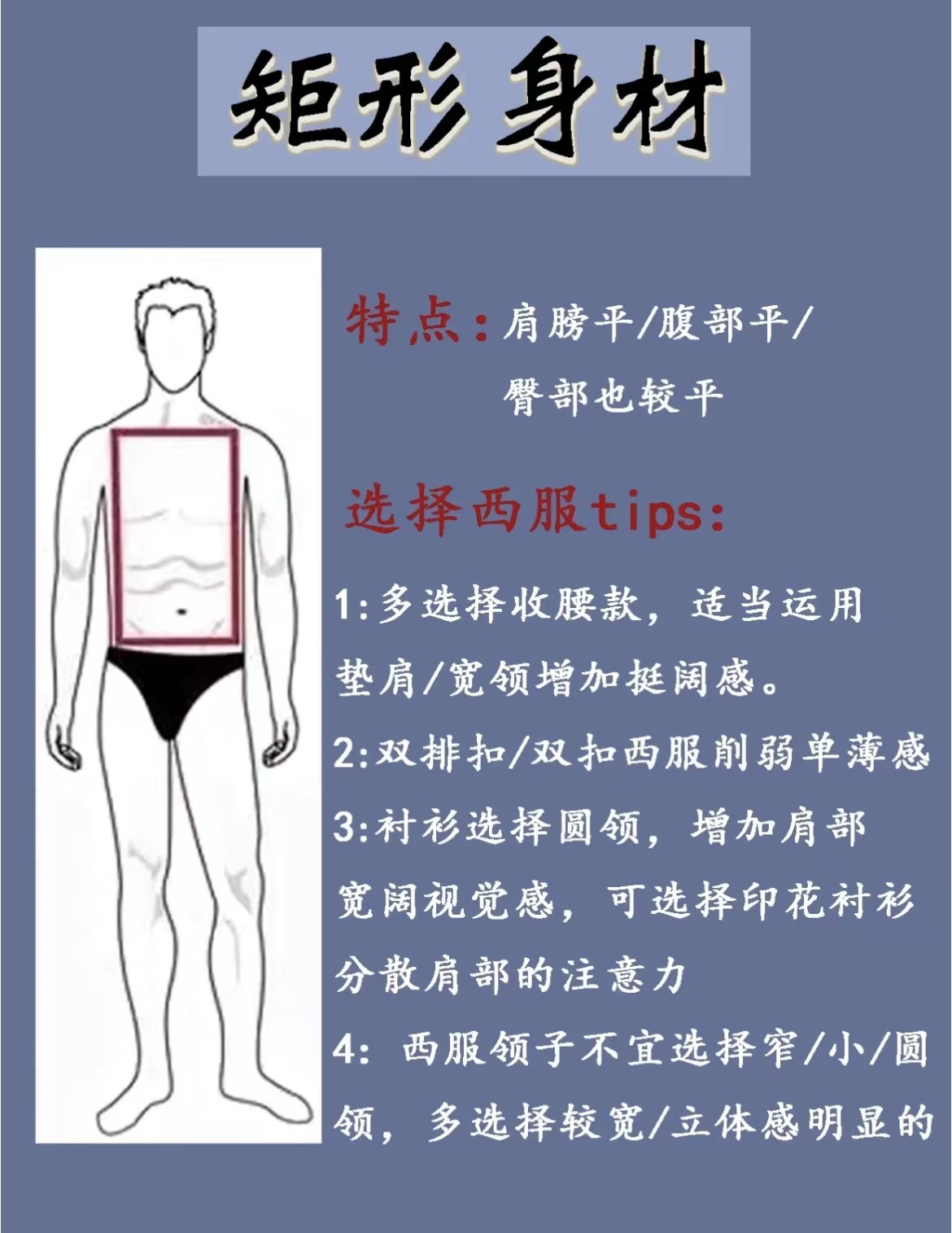 男生的12种体型图片