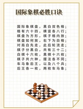 下象棋口诀表，象棋正确心算方法